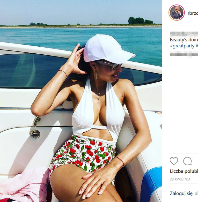 Omenaa Mensah z ukochanym i synkiem. Już nie kryje się z miłością