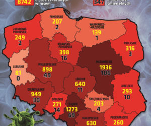 Koronawirus w Polsce. Najnowsze dane 18.04 Godz. 18