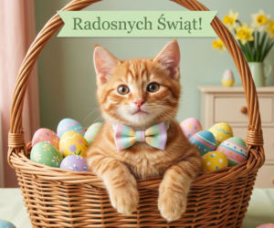 Wielkanoc2026-rudy-kotek-w-koszyku