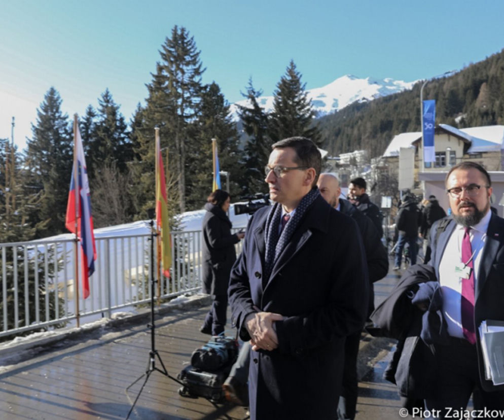Premier Mateusz Morawiecki w Davos