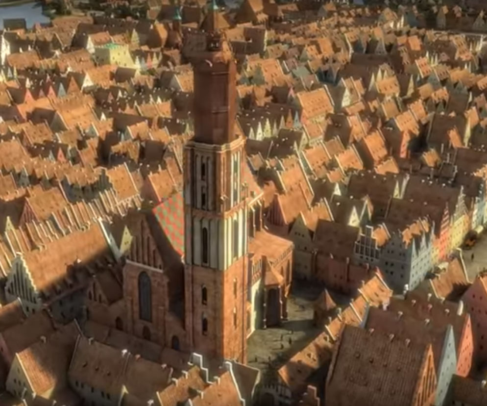 Miasto ukazane w projekcie to miasto średniowieczne, z pojedynczymi akcentami architektury renesansowej.