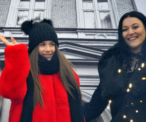 Roksana Węgiel z mamą