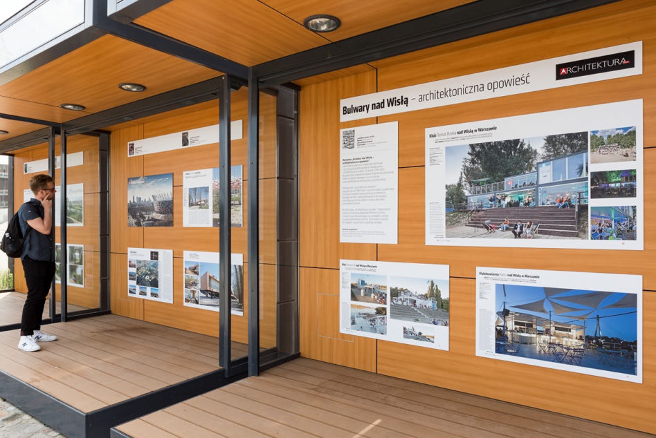 Nadwiślańskie bulwary - wystawa "Architektury-murator"