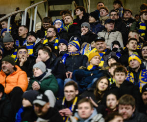 Arka Gdynia - Lechia Gdańsk: Zdjęcia kibiców z derbów Trójmiasta w ramach 23. kolejki PKO BP Ekstraklasy