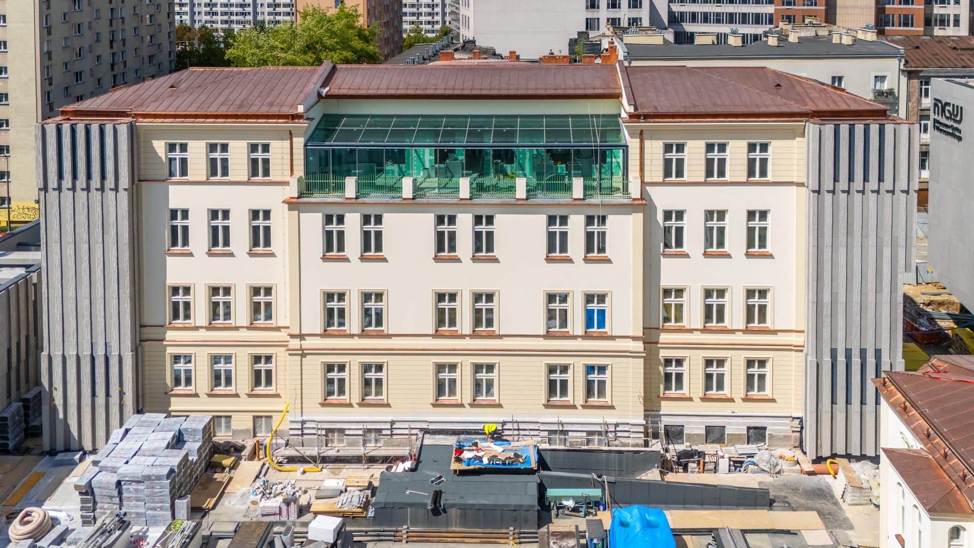 Dachy Muzeum Getta Warszawskiego już gotowe