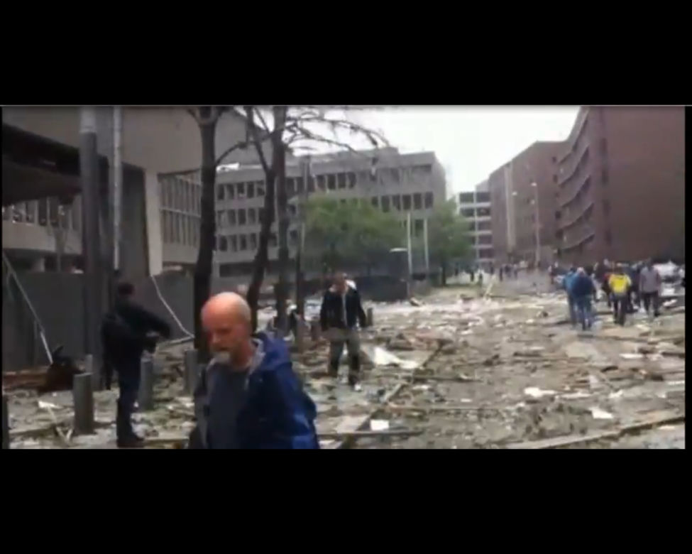 OSLO: Wybuch bomby w pobliżu budynków rządowych i redakcji "Verdens Gang". 1 osoba nie żyje, 7 rannych.