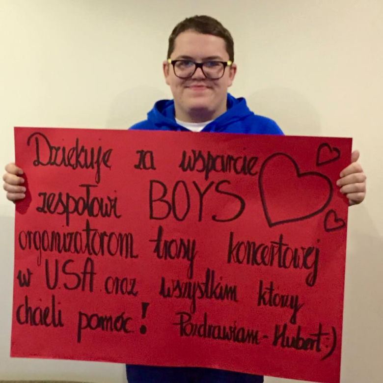 Podziękowania dla Boys