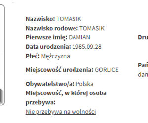 TOMASIK DAMIAN