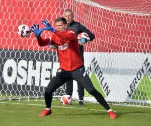 Trening reprezentacji na stadionie Legii