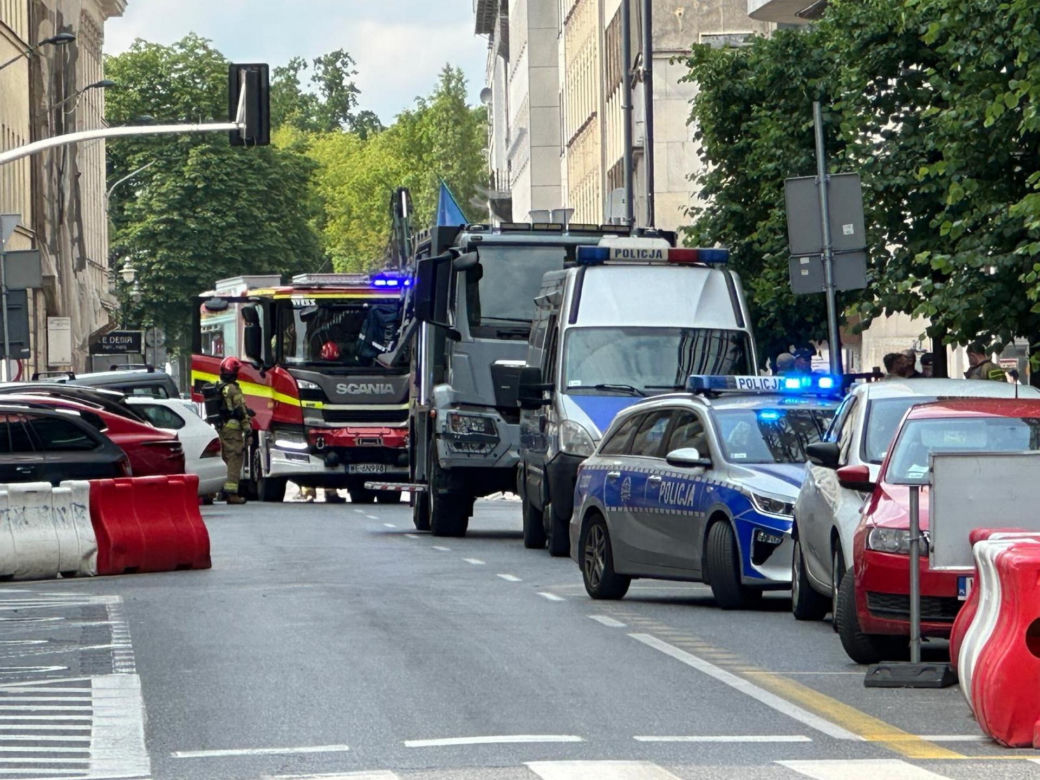 Alarm bombowy ul. Jasna