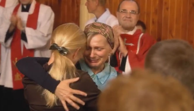 Ranczo 8 sezon odcinek 95. Solejukowa (Katarzyna Żak), Wargaczowa (Iwona Rulewicz)