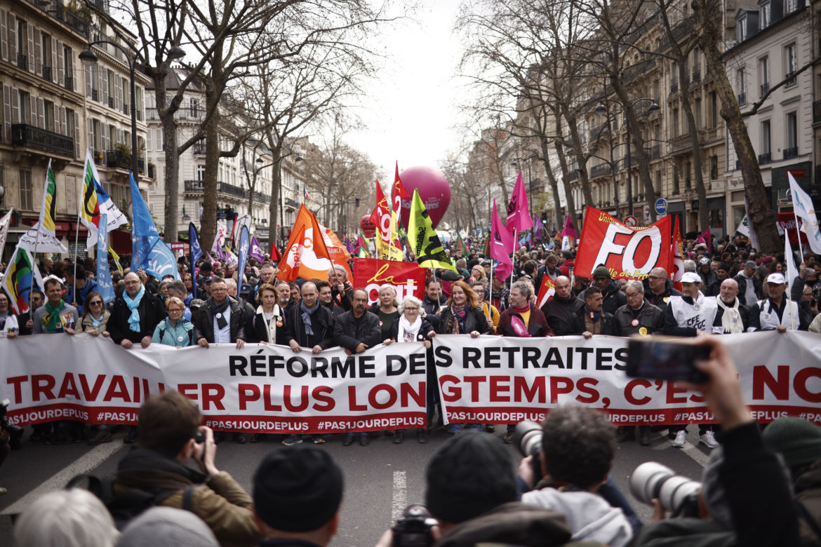 Protest we Francji