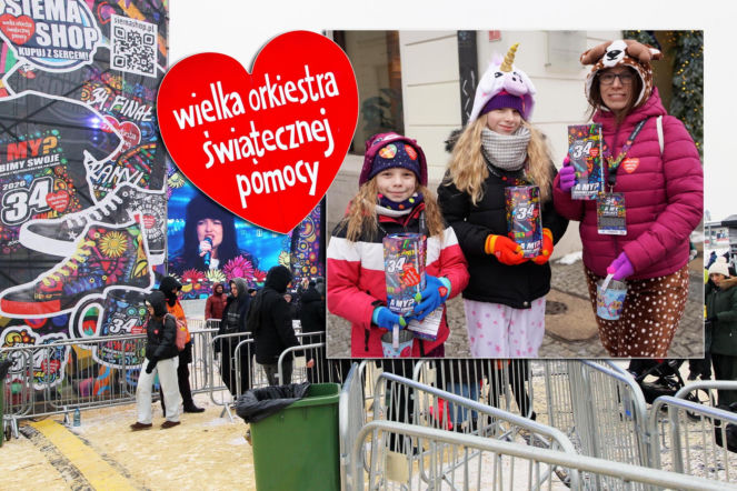 Zbierają do puszki na zdrowe brzuszki. Serduszkowe szaleństwo opanowało stolicę