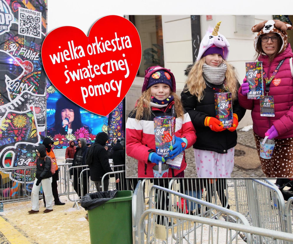 Zbierali do puszki na zdrowe brzuszki. Serduszkowe szaleństwo opanowało stolicę