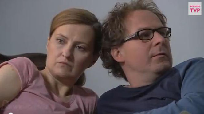 Barwy szczęścia odc. 1085. Marek (Marcin Perchuć), Maria (Izabela Kuna)