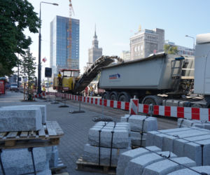 Rozkopali skrzyżowanie w centrum Warszawy