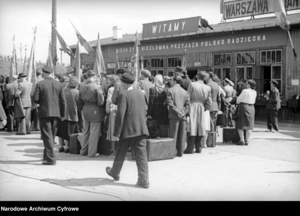 Dworzec Gdański w 1949 roku