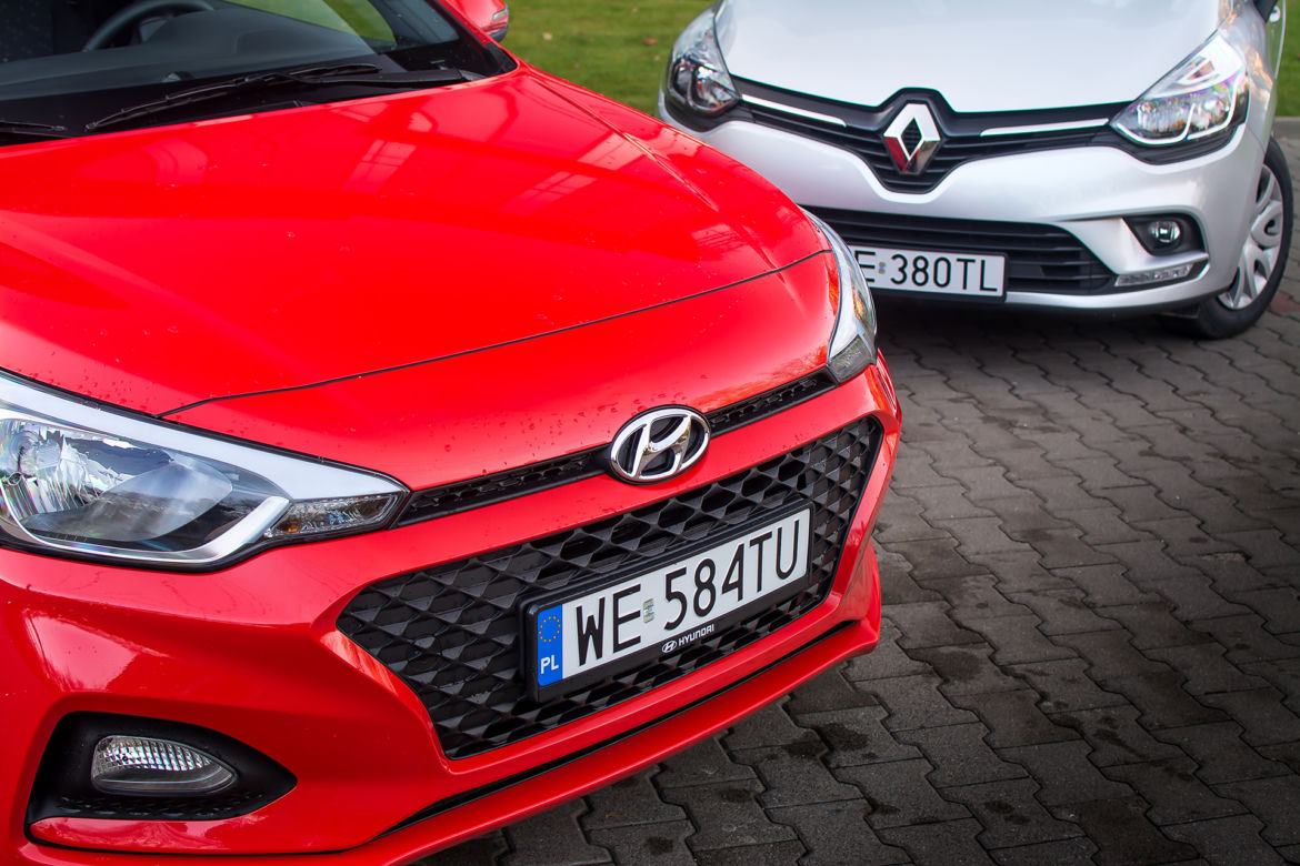 Renault Clio 1.5 dCi 75 KM Alize vs. Hyundai i20 1.2 MPI 84 KM Launch
