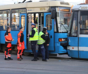 Zderzenie tramwajów we Wrocławiu. Miasto stanęło w korkach