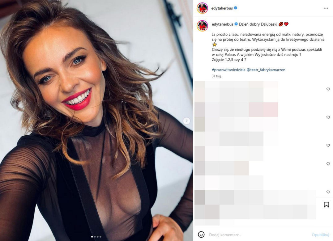 Edyta Herbuś na nowym zdjęciu nie przypomina siebie