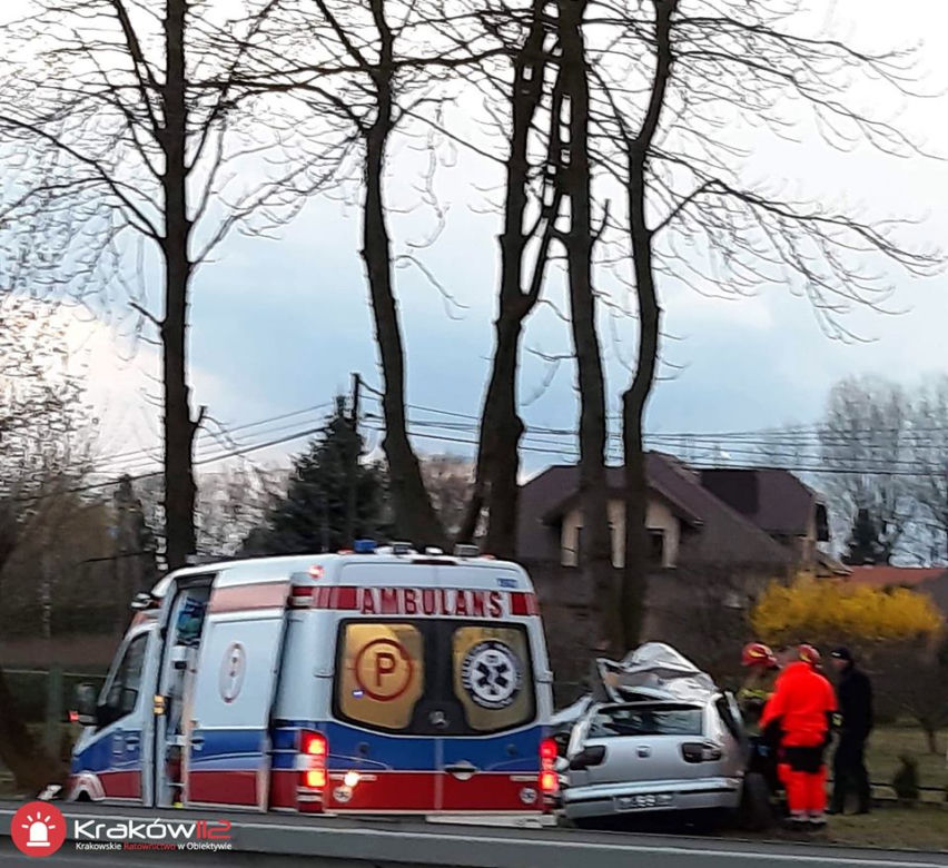 Koszmarny wypadek w Prusach pod Krakowem