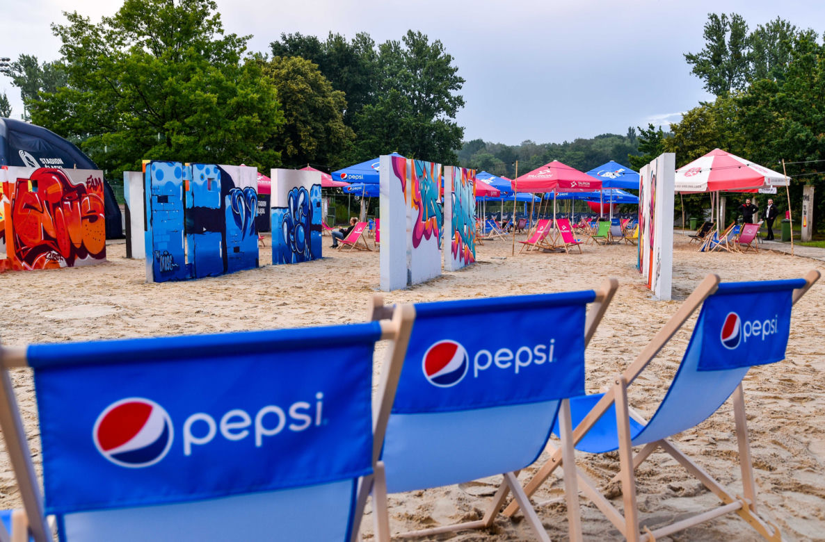Tak wygląda sztuczna plaża przy Stadionie Śląskim. Rozkręcaliśmy tam imprezę w ramach Eska Summer City