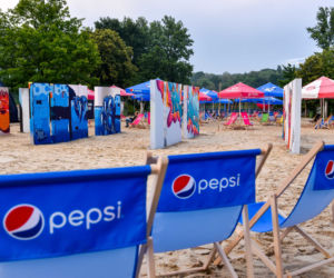Tak wygląda sztuczna plaża przy Stadionie Śląskim. Rozkręcaliśmy tam imprezę w ramach Eska Summer City
