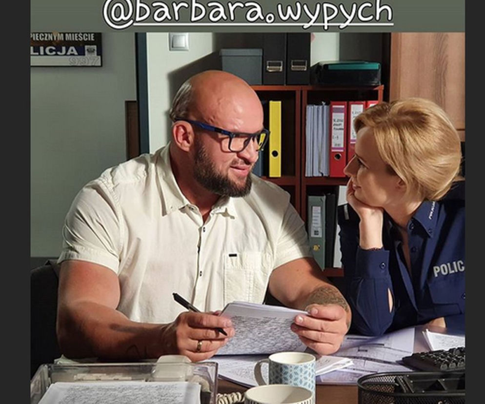 M jak miłość po wakacjach 2020. Sonia (Barbara Wypych), Andrzejek (Tomasz Oświeciński)