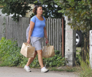 Iwona Morawiecka na zakupach