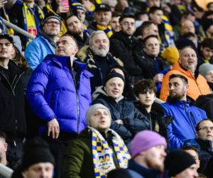 Arka Gdynia - Lechia Gdańsk: Zdjęcia kibiców z derbów Trójmiasta w ramach 23. kolejki PKO BP Ekstraklasy