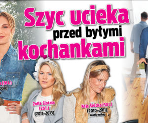 Szyc ucieka przed byłymi kochankami