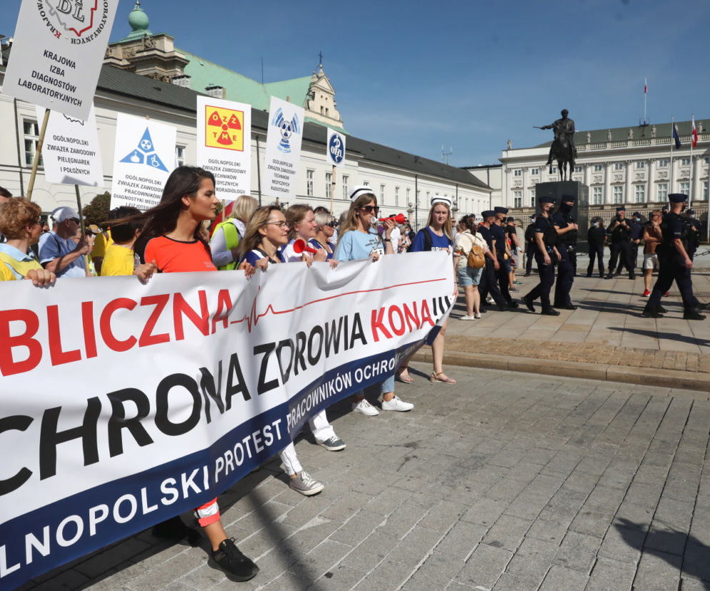 Medycy na ulicach Warszawy 11.09.2021