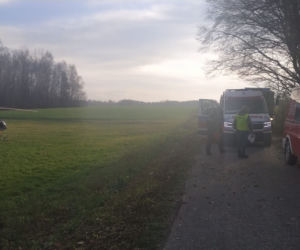 Chciał WYPRZEDZIĆ ciężarówkę, skończyło się fatalnie. W akcji śmigłowiec LPR