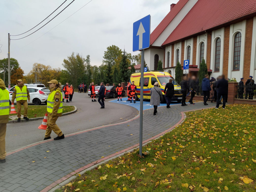 Pogrzeb asp. Bartłomieja Pieroga, jednego z dwóch strażaków, którzy zginęli w pożarze w Nisku