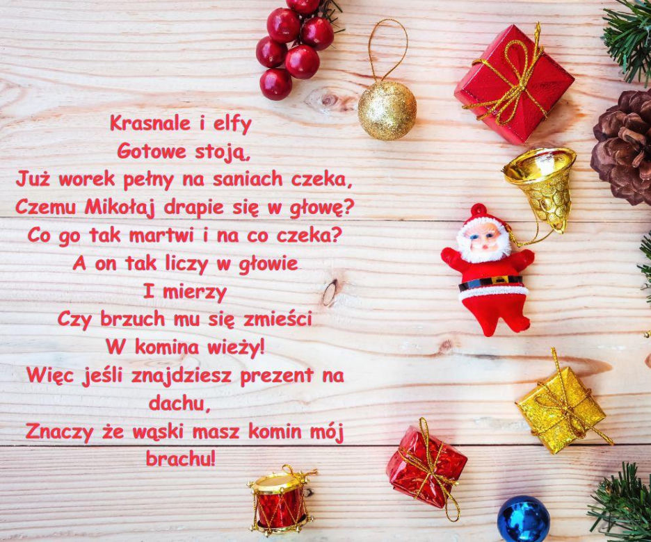 kartki z życzeniami na Mikołajki