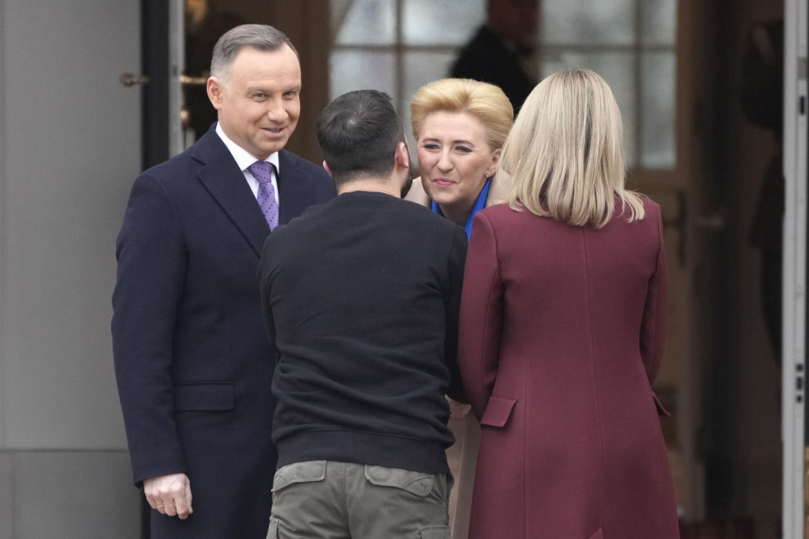 Spotkanie Agaty Dudy i Ołeny Zełenskiej z medykami