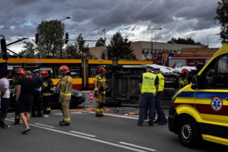 Wypadek w Warszawie