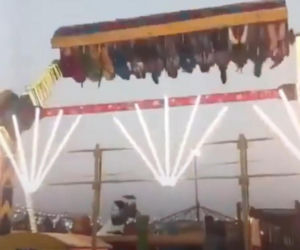 Rozpędzona karuzela z ludźmi runęła na oczach tłumu! Jedna osoba zginęła, 13 rannych