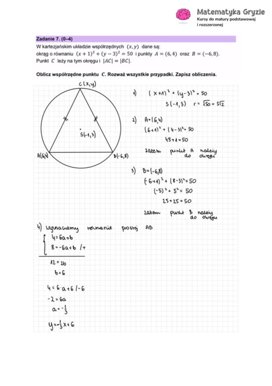 Matura próbna MATEMATYKA ROZSZERZONA 2024 - ODPOWIEDZI, GOTOWE ROZWIĄZANIA