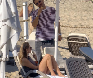 Mateusz Banasiuk na plaży w Sopocie. Tak wyglądał, gdy zrzucił koszulkę!