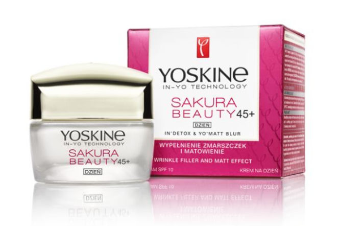Yoskine Sakura Beauty - przeciwzmarszczkowo-udoskonalający krem na dzień