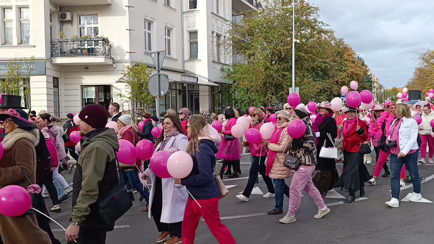 Marsz Różowej Wstążki w Szczecinie