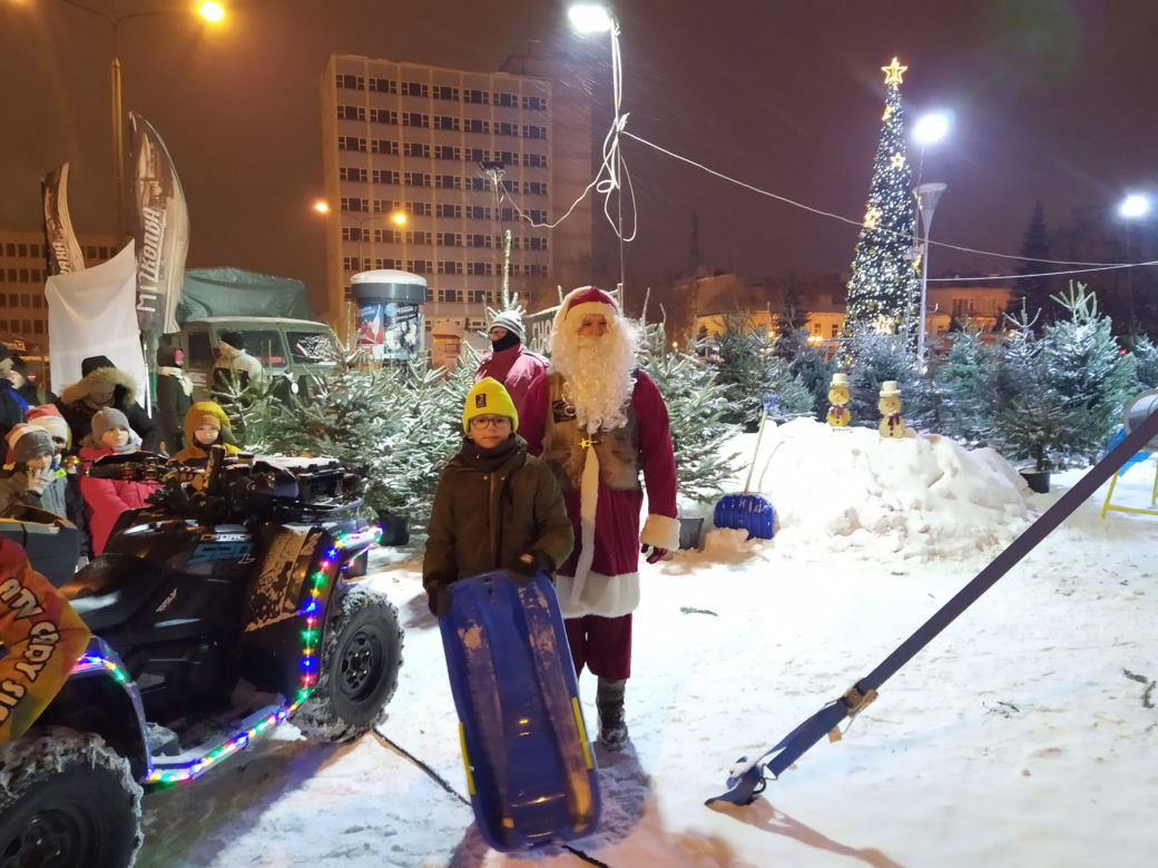 Siedlecka MotoWigilia 2022 przy placu gen. Sikorskiego w Siedlcach