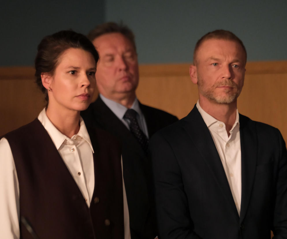 M jak miłość odc. 1939. Paulina Lipska-Jabłońska (Maria Wieczorek), Andrzej Budzyński (Krystian Wieczorek)