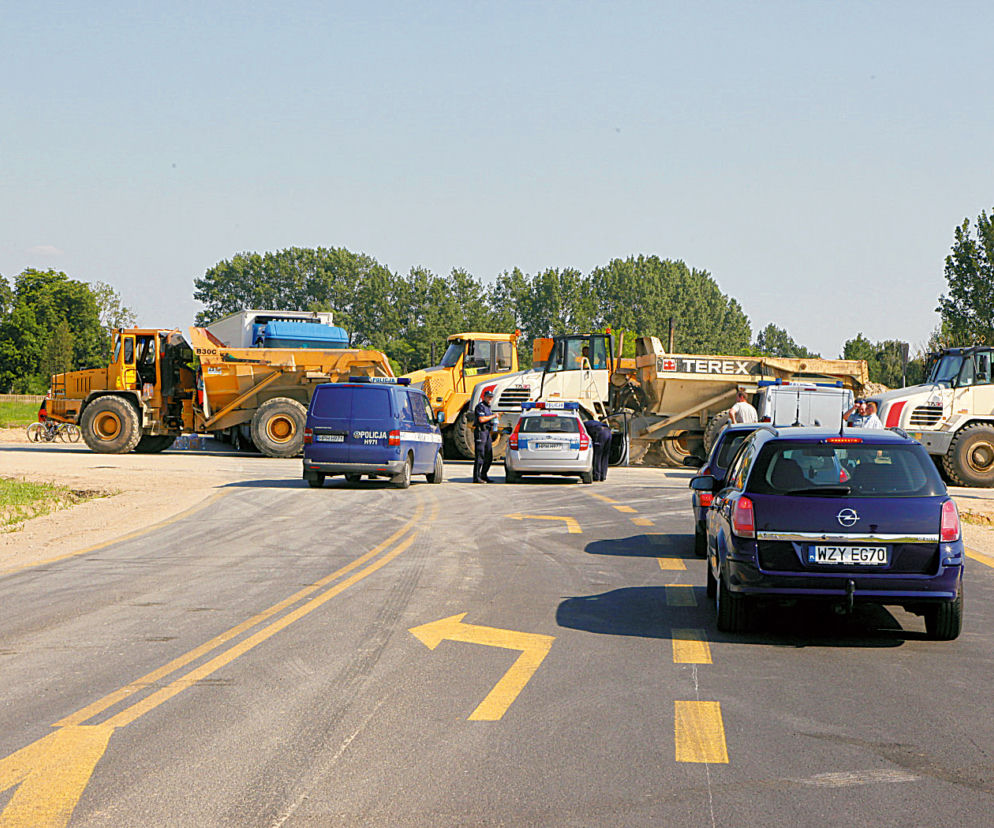 Budowa autostrady A2 stoi przez strajk