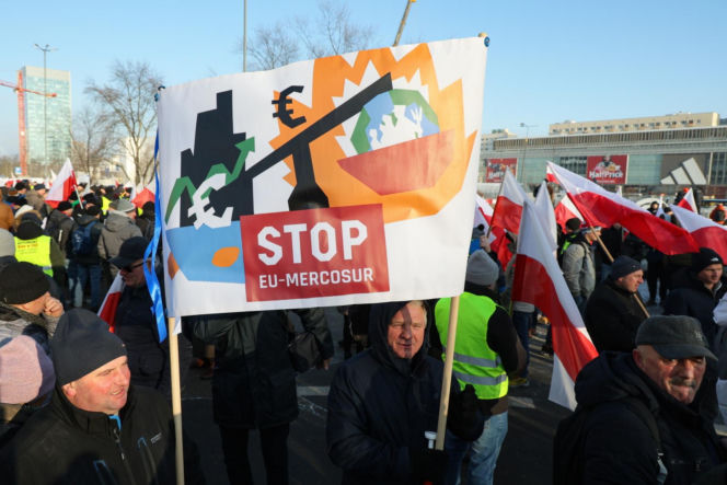 Protest rolników w Warszawie (9.01.2026)