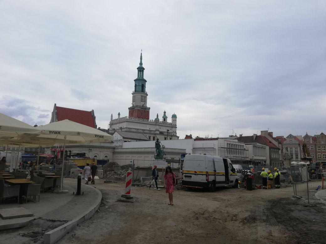 Trwa remont Starego Rynku w Poznaniu. Tak wygląda obecnie [13.07.2023]