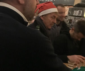 Zbigniew Boniek w knajpie