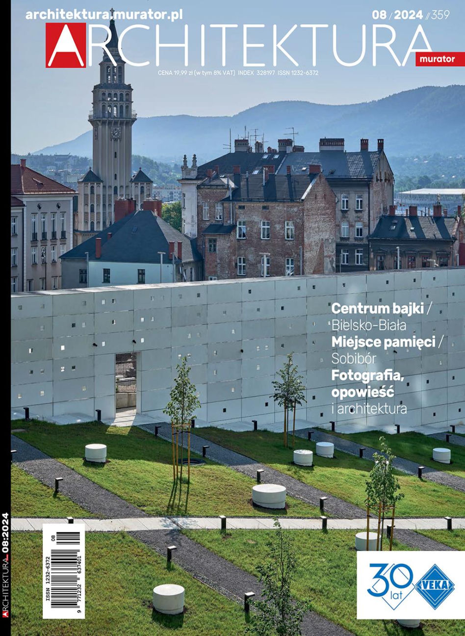 Okładka numeru 8/2024: Centrum bajki w Bielsko-Białej, proj. Nizio Design International