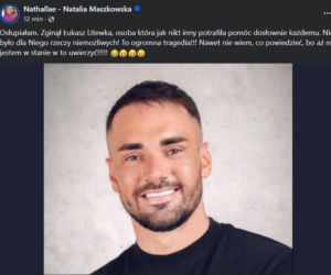 Nie żyje Łukasz Litewka